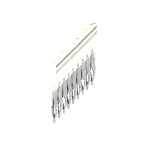 Weidmüller - Querverbinder/Brücker für Reihenklemme Querverbinder ZQV 4N/9 WT gesteckt − 20 Stück