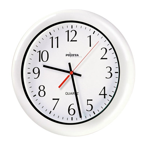 Peweta - Uhr Quarz-Batterie-Uhr 41.420.311 innen,1,5V,D=300mm