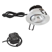 EVN Lichttechnik - Downlight/Strahler/Flutlicht P-LED Einbauleuchte PC650N91402 230V 3000K alu/pol