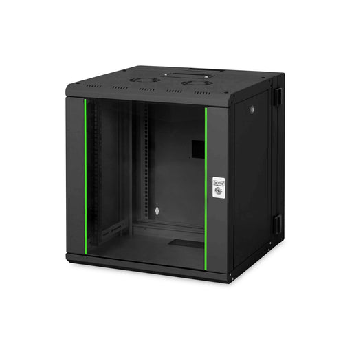 DIGITUS - Netzwerk-/Serverschrank Wandgehäuse DN-19 12-U-3-SW schwenkbar