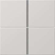 Jung - Abdeckung/Bedienelement für Installationsschalterprogramme Tastensatz 4-fach lgr LS 404 TSA LG komplett − 1 Stück