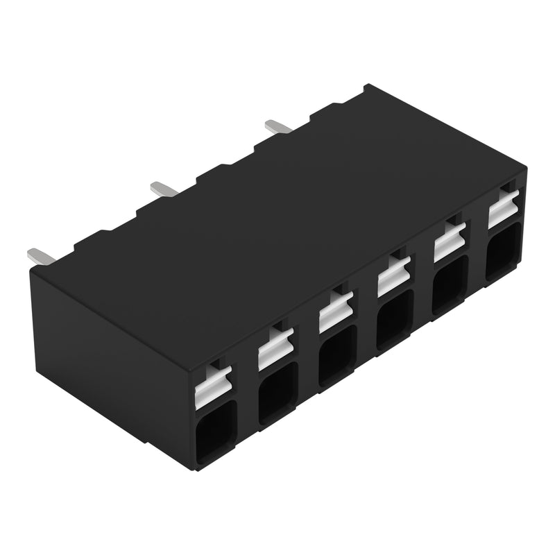 WAGO - Leiterplattenklemme THR-Leiterplattenklemme 2086-3126 Drücker,1,5mm²,sw − 108 Stück