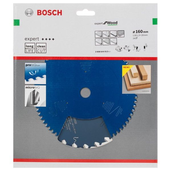 Bosch - Kreissägeblatt Expert for 2608644013 Wood H 160 x 20 Z24