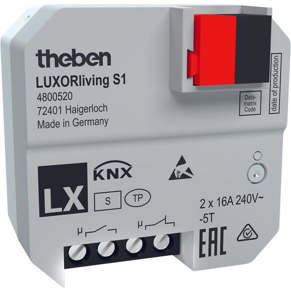 Theben - Bussystem-Schaltaktor UP-Schaltaktor LUXORliving S1 1 Kanal