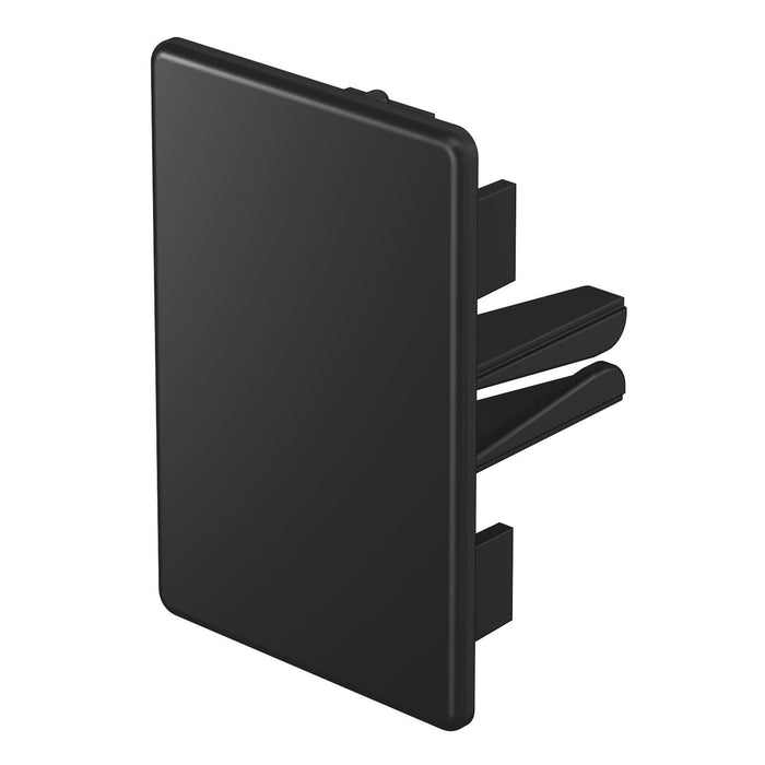 OBO Bettermann Vertr - Endstück für Leitungsführungskanal Endstück WDK HE40060SW 40x60 PVC sw  − 10 Stück
