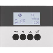 Berker - Bussystem-Zeitschaltuhr KNX-Funk Zeitschaltuhr 85745277 alu lackiert