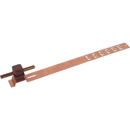 DEHN - Dachleitungshalter für Blitzschutz Dachleitungshalter DLHUS8H16L335BRGALCU UNIsnap Cu/K-braun