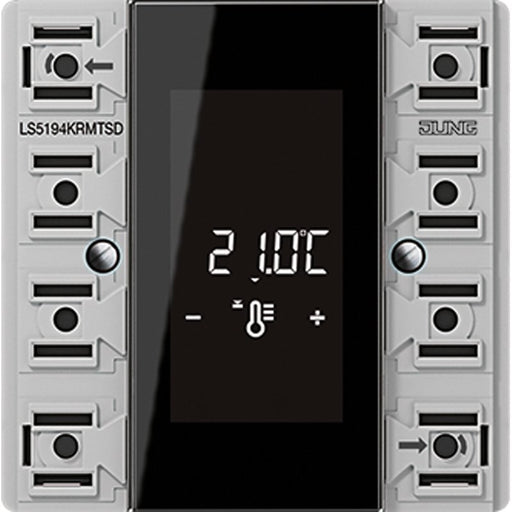 Jung - Bussystem-Mehrfach Bediengerät KNX Raumcontroller-Modul LS 5194 KRM TS D Kompakt 4-fach − 1 Stück