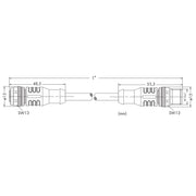 WAGO - Patchkabel Kupfer Industrie CANopen-/DeviceNet-Leitung 756-1405/060-032 axial,violett − 1 Stück