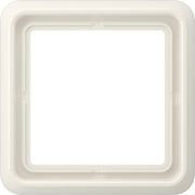Jung - Abdeckrahmen Rahmen 1-fach ws CD 581 W waage/senkrecht