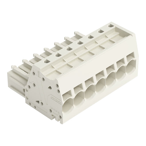 WAGO - Ein- und mehrpolige Klemmenleiste 1-Leiter-Federleiste 831-3107 CAGECLAMP,10mm²,lgr − 12 Stück