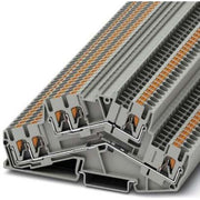 Phoenix Contact - Durchgangs-Reihenklemme Doppelstockklemme PTTBS 2,5-TWIN 0,14qmm-4qmm grau − 50 Stück