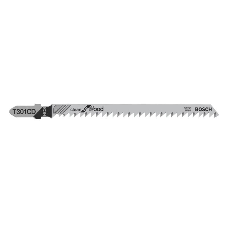 Bosch - Stichsägeblatt Clean for Wood, 5er-Pack 2608637590