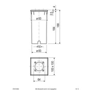 EVN Lichttechnik - Bodeneinbauleuchte mit LM 674210402 IP66