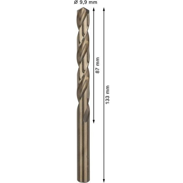 Bosch - Bohrer PRO Stainless Steel HSS-Co 2608588103 Spiralbohrer 9,9 x