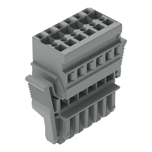 WAGO - Ein- und mehrpolige Klemmenleiste Federleiste 769-106/021-000 6pol. − 25 Stück