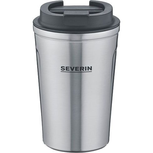 Severin - Zubehör/Ersatzteile für Kleingeräte Thermobecher ZB5555 Edelstahl/sw f.FILKA(KA4850/4851) − 16 Stück