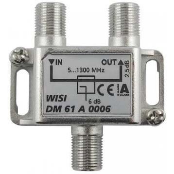 Wisi - Abzweiger und Verteiler Abzweiger 1f. DM 61 A 0006 5-1300MHz,6dB Cl.A − 1 Stück by Wisi
