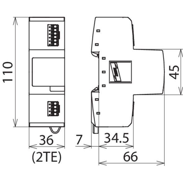 DEHN - Kombi-Ableiter für Informations-/MSR-Technik Kombi-Ableiter DVR 2 BY S 150 FM DEHNvario