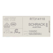 WAGO - Schaltrelais Elementarrelais 788-166 DC 110 V,1 Wechsler − 20 Stück