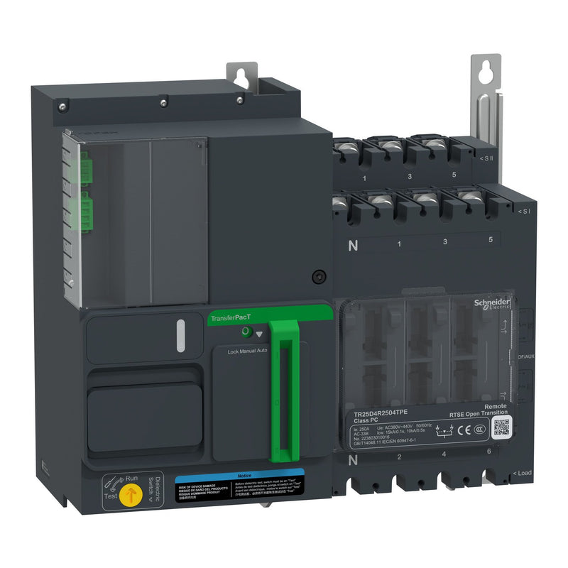 Schneider Electric - Lastschalter Netzumschaltung ferngest. TR25D4R2004TPE 200A 400V