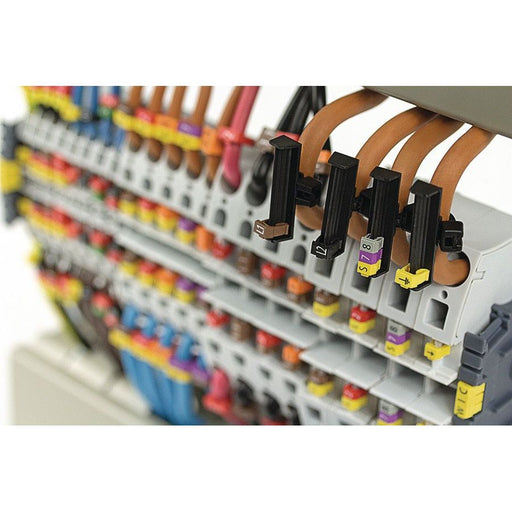 HellermannTyton - Kabelmarkierungssystem WIC Kennzeichnungsclip 561-06000(100) − 10 Stück