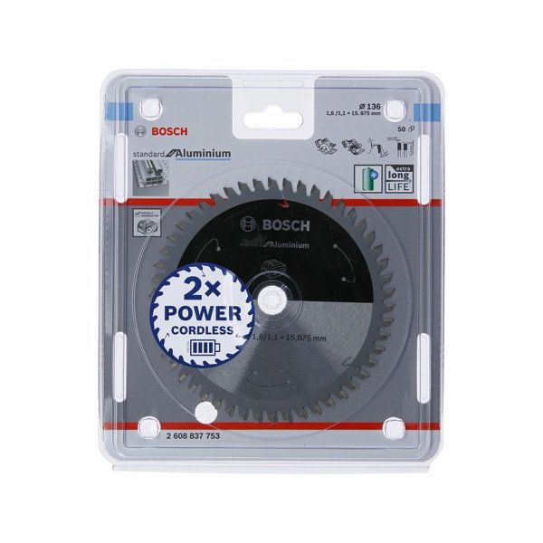 Bosch - Kreissägeblatt PRO Aluminium cordless 2608837753 Kreissägeblatt 136 x
