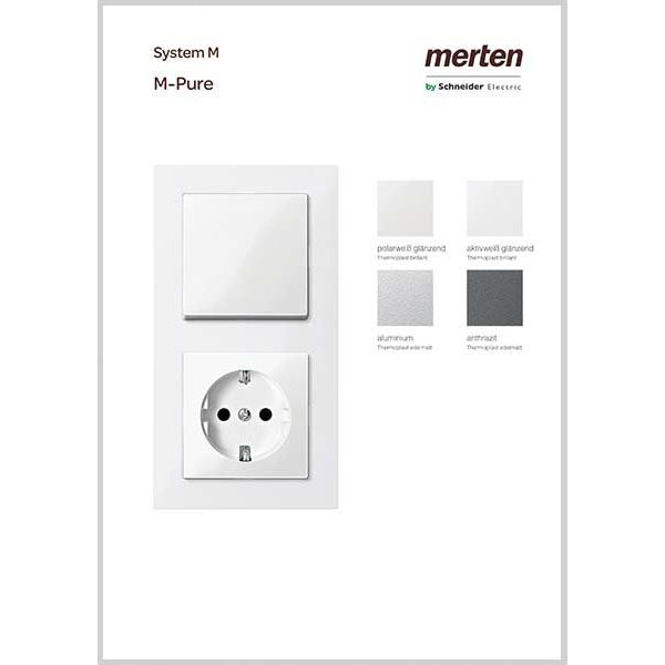Merten - Zubehör/Ersatzteile für Installationsschalterprogramme Musterkoffermodul MEGMKM009 M-Pure