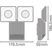 Ledvance - Downlight/Strahler/Flutlicht LED-Strahler mit Sensor EPROSPOTS16840IP55DG 4000K, grau