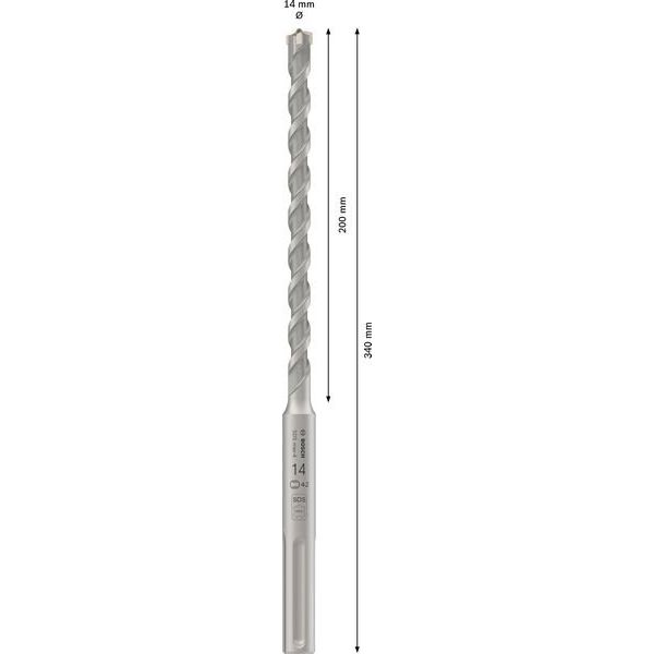 Bosch - Bohrer PRO SDS max-4 2608706847 Hammerbohrer 14 x