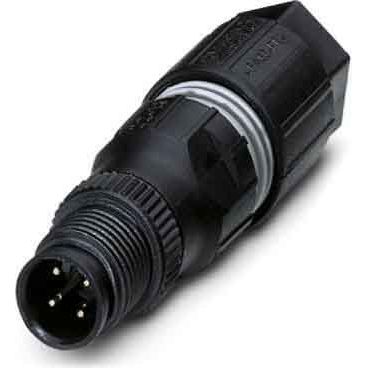Phoenix Contact - Rundsteckverbinder, feldkonfektionierbar (Industriesteckverbinder) Sensor-Aktor-Stecker SACC-M12MS-4QO-0,75 4-pol. M12 ger.A-cod