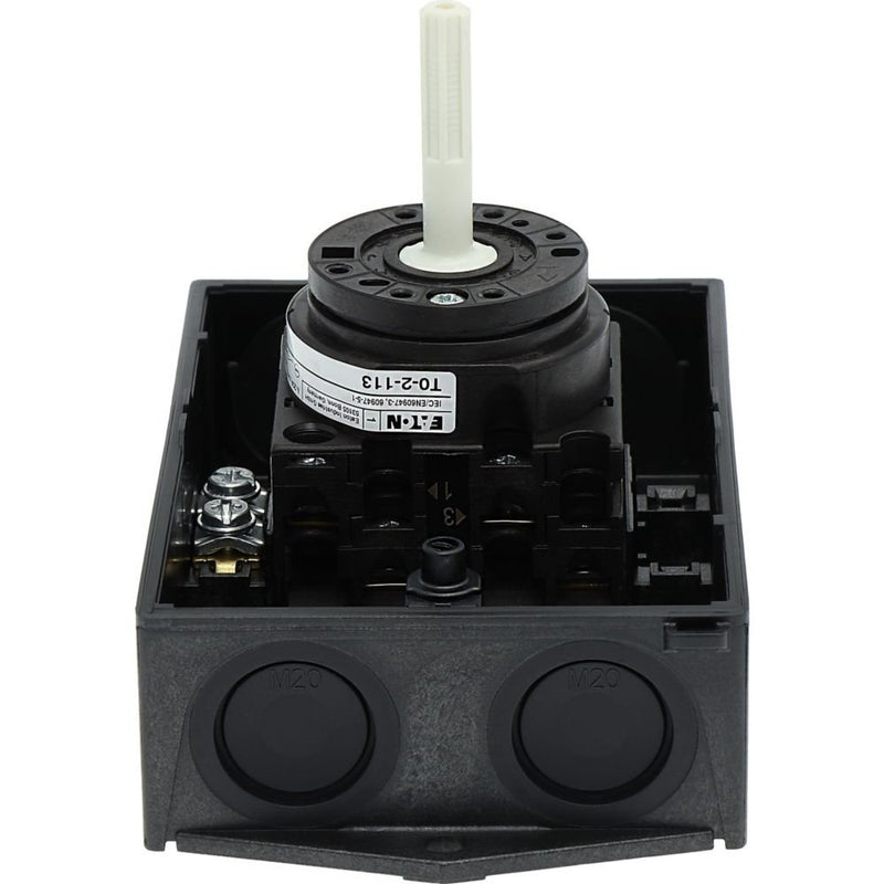 Eaton - Lasttrennschalter Hauptschalter 3polig 20A T0-2-113/I1/SVB-SW Aufbau 1Ö Halt-F