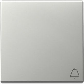 Gira - Abdeckung/Bedienelement für Installationsschalterprogramme Wippe Symb. Klingel 3286600 Edelstahl
