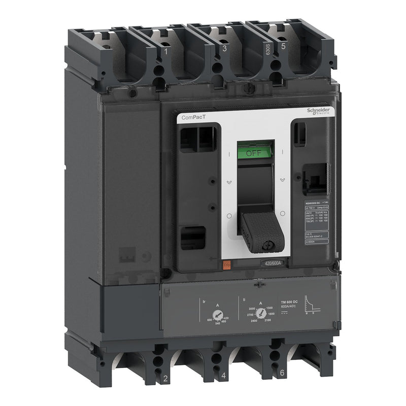 Schneider Electric - Leistungsschalter für Trafo-, Generator- und Anlagenschutz Kompaktleistungsschalter C63F4TM500D ComPacT NSX630F mit