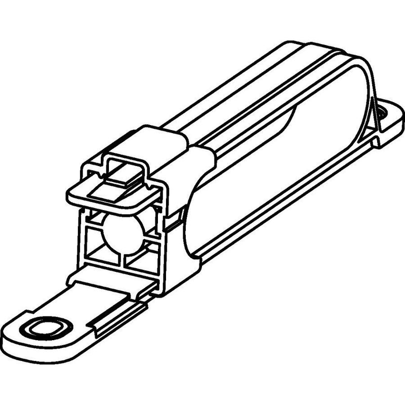 HellermannTyton - Befestigungsschelle für Kabel/Rohre Rohrclip 156-02742(150) BK (150) − 150 Stück
