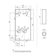 Maico - Zubehör/Ersatzteile für Ventilatoren Aufputz Rohbaumontage-Set WS 75 RSAP