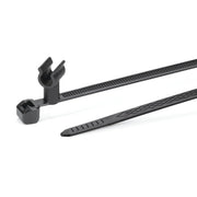 HellermannTyton - Kabelbinder Befestigungsbinde 2tlg. 156-03036(500) schwarz − 500 Stück