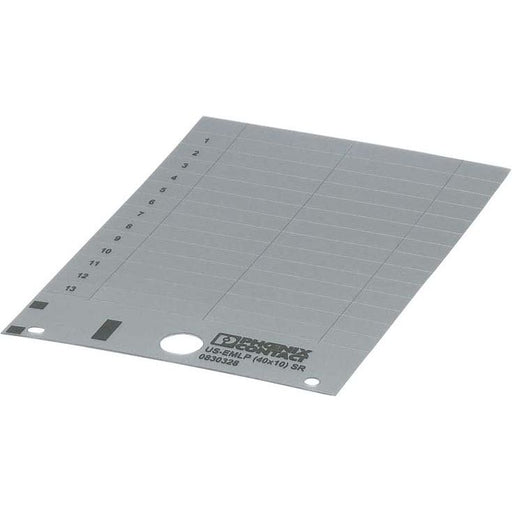 Phoenix Contact - Kennzeichnungsmaterial Kunststoffschild US-EMLP (15X5) SR − 10 Stück