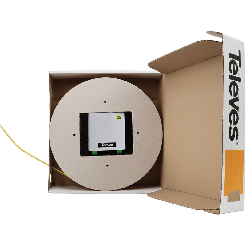 Televes - Modul für Kopfstelle Optische Box OB4LC-4-40 2 Ausgänge 40m Kabel
