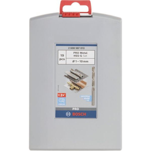 Bosch - Bohrer-Set PRO Metal HSS-G 2608587013 Spiralbohrer Set