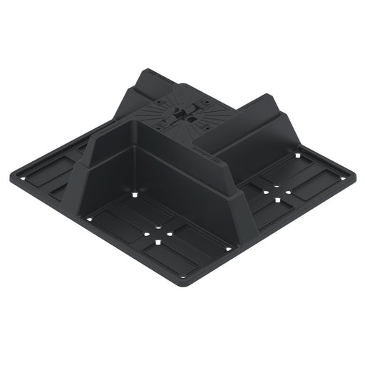 OBO Bettermann - Sockel für Fangeinrichtung Blitzschutz Universal-Standfuß UniBase 10 Steine bis 10cm − 8 Stück