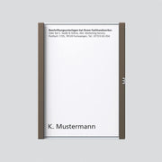 Siedle&Söhne - Zubehör/Ersatzteile für Türkommunikation Namensschild Bernst-Glim 200029950-00 f. TM612-1/BTM650-01 − 1 Stück