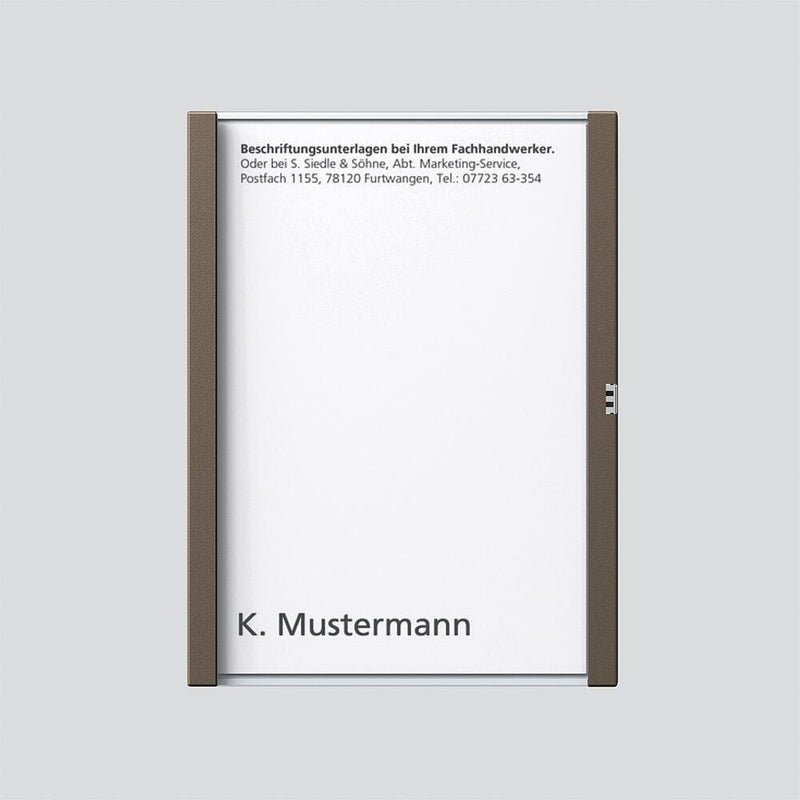 Siedle&Söhne - Zubehör/Ersatzteile für Türkommunikation Namensschild Bernst-Glim 200029950-00 f. TM612-1/BTM650-01 − 1 Stück
