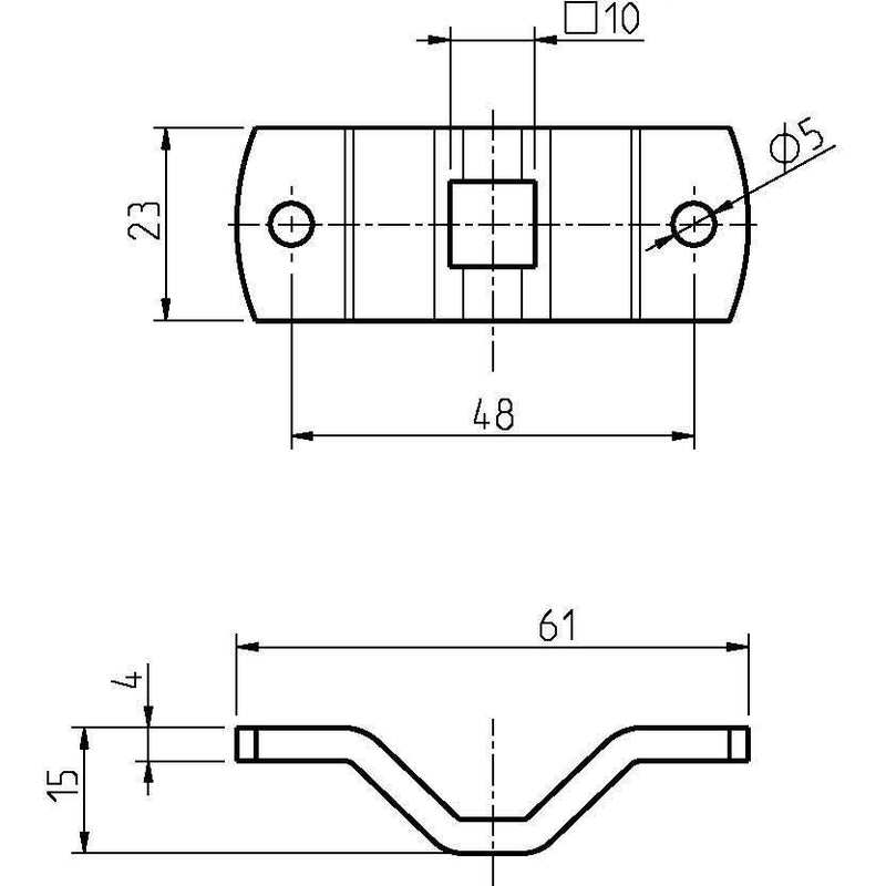 DELTA DORE - Zubehör/Ersatzteile für Tor-/Rollladenantriebe Antriebslager 4010-03 Gekr.23mm,10mm Stern