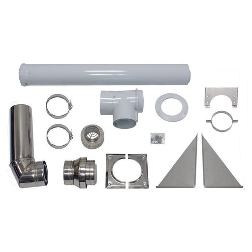 Vaillant - Konzentrische Abgas/Zuluft- Anschluss-Set Basis-Anschluss-Set 0020042907 PP80/125mm,Fassade