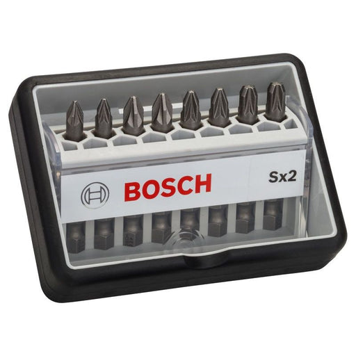 Bosch - Bit-Set 8-tlg. Schrauberbit-Set, 2607002557 Robust Line Sx PZ