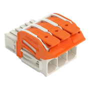 WAGO - Ein- und mehrpolige Klemmenleiste 1-Leiter-Federleiste,Hebel 832-1103/320-000 PushinCAGECLAMP,lgr − 32 Stück
