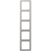 Jung - Abdeckrahmen Rahmen 5-fach lgr CD 585 LG waage/senkrecht