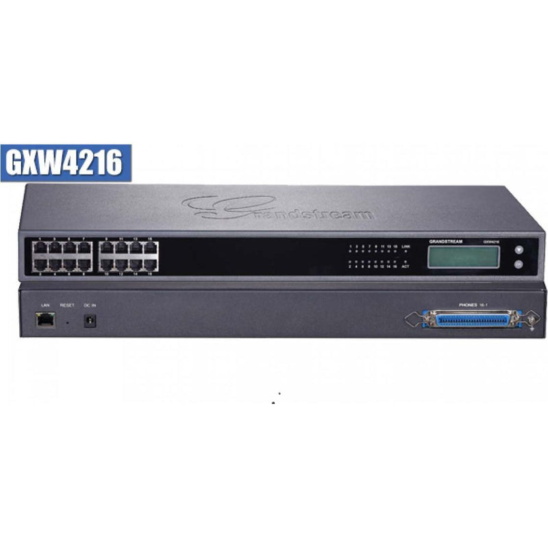 Grandstream - VoIP-Gateway Gateway GXW4216 GXW-4216 16 FXS