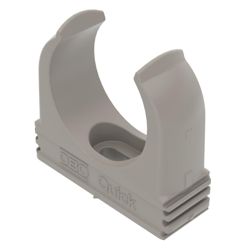 OBO Bettermann - Rohrschelle Quick-Schelle 2955 F M32 STGR flammwidrig − 50 Stück
